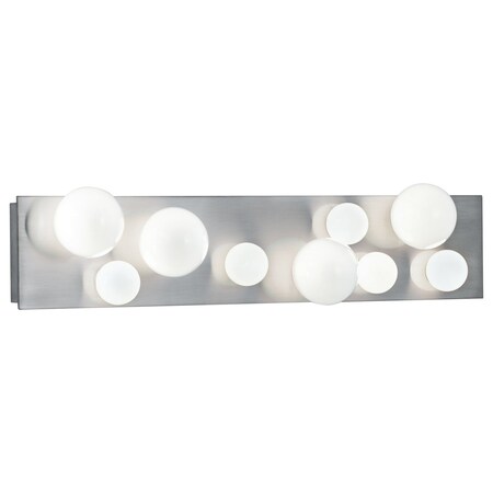 Norwell 9 Lights Brushed Nickel Wall 9745-BN-NG